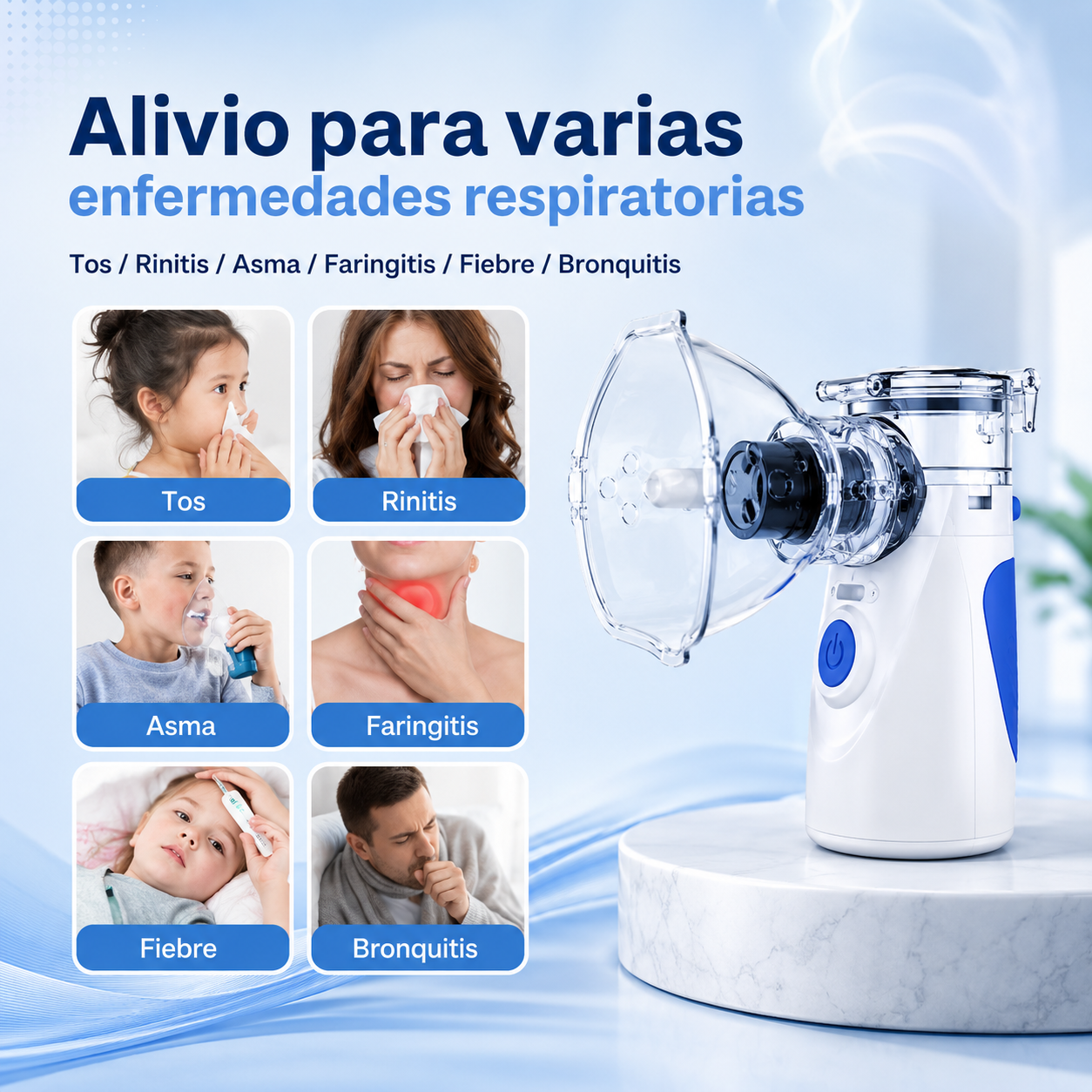 Nebulizador Portátil Inteligente
